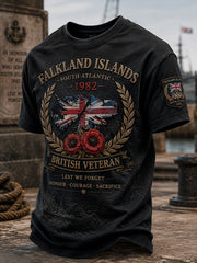 Men's Falklands War Veteran Short Sleeve Shirt