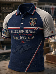 Men's England Rugby Art Print Polo Shirt