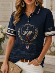 Women's Falklands War Veteran Polo T-Shirt