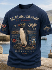 Men's British Veterans Of The Falklands War Short Sleeve Shirt