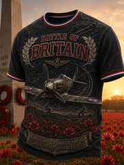 Men's Battle of Britain Veteran Printed T-Shirt