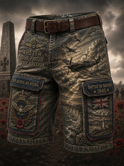 Men's Battle of Britain Commemoration Day Veteran Cargo Shorts