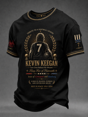 Men's England Football Lover Legend King Kev Rip Printed short sleeves t-shirt