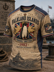 Men's Falklands War Veteran Short Sleeves T-Shirt