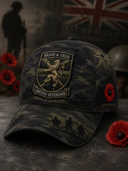 Men's Camouflage Military-Style Print Hat