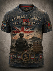 Men's Falklands War Veteran Short Sleeves T-Shirt