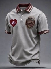 Men's Edinburgh Football Lover Art Printed Casual Tops