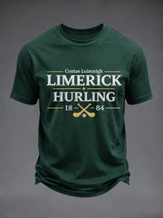 Men's Limerick Hurling Print T-shirt