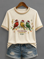 “Everything's Gonna Be Alright” Casual Christmas T-Shirt
