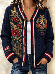 Women's Remembrance Day Lest We Forget Knit Cardigan