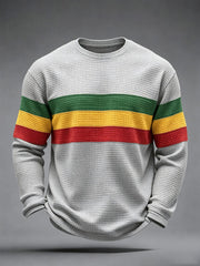 Men's Reggae Inspired Waffle Top