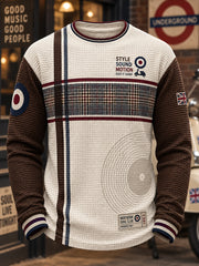 Men's Paul Weller And British Mod Culture Waffle Long Sleeve T-Shirt