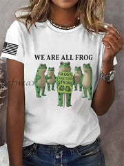 Women’s Resist Frog Short Sleeve T-Shirt White / S