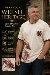 Men's Welsh Dragon Printed T-shirt