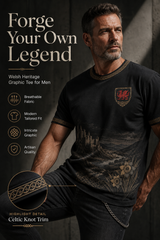 Men's Welsh Dragon Printed T-shirt