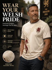 Men's Welsh Dragon Printed T-shirt