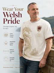 Men's Welsh Dragon Printed T-shirt