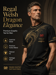Men's Welsh Dragon Printed T-shirt