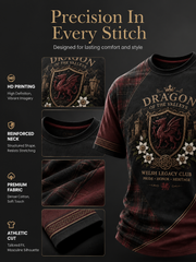 Men's Welsh Dragon Printed T-shirt