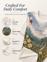 Women's Welsh Cultural Element Art Print T-Shirt