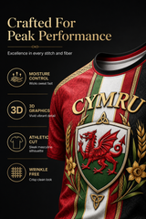 Men's Welsh Cultural Element Art Print T-Shirt