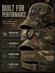 Men's Veteran Memorial Camouflage Print Hat