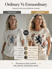 Women's England Printed round neck short sleeve T-shirt