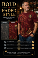 Men's Welsh Dragon Printed T-shirt