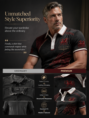 Men's Welsh Dragon Printed Shirt
