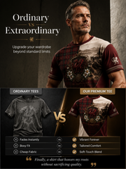 Men's Welsh Dragon Printed T-shirt