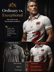 Men's Welsh Dragon Printed Shirt