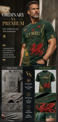 Men's Welsh Cultural Element Art Print T-Shirt