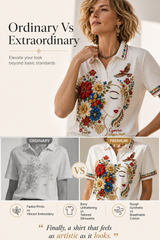 Women's Welsh Cultural Element Art Print Polo