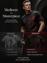 Men's Welsh Dragon Printed T-shirt