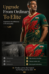 Men's Welsh Red Dragon Cultural Elements Art Print T-Shirt
