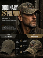 Men's Veteran Memorial Camouflage Print Hat