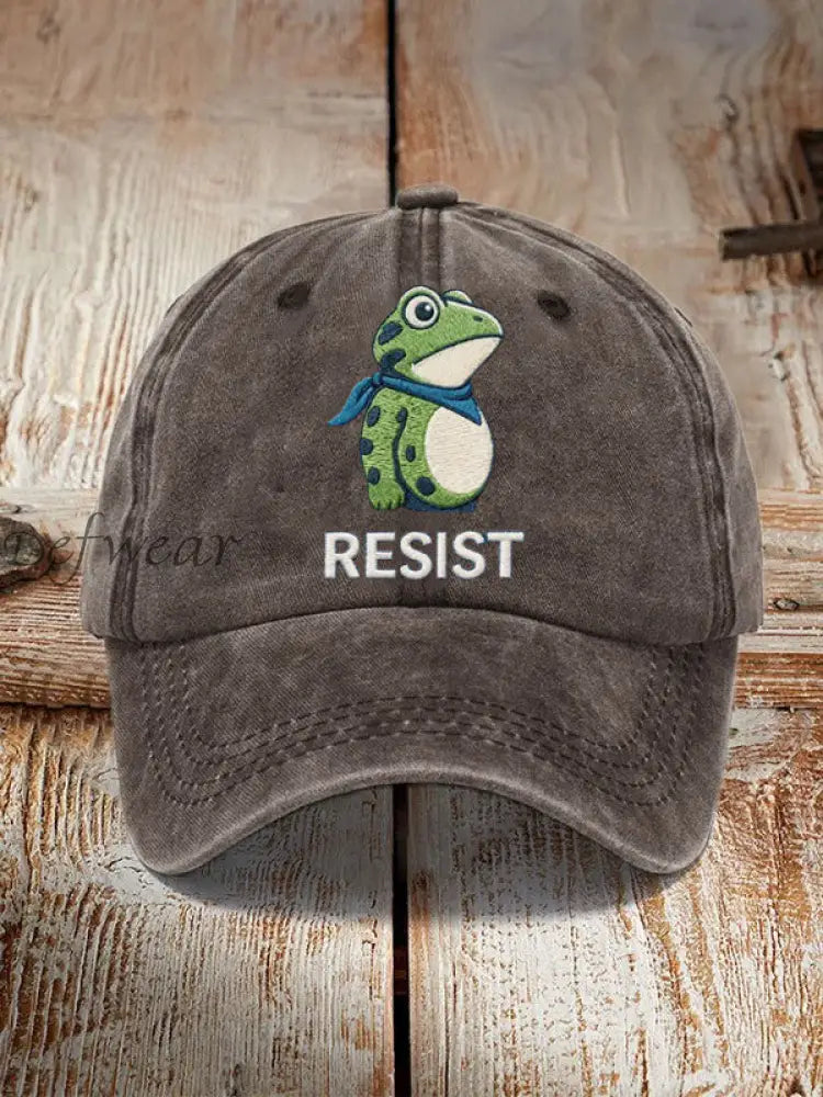 Frog Resist Hat Coffee / ONE