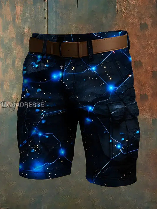 Mäns Retro Vacation Business Art Print Casual Shorts A / S Ny Ankomst