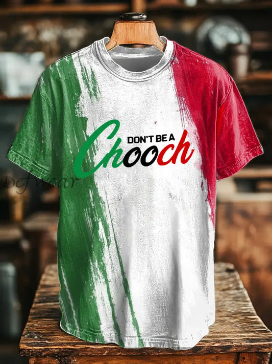 Maglietta casual italiana da uomo come immagine / S
