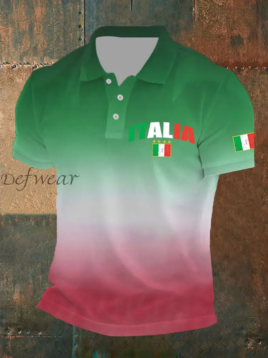 Maglietta da uomo con bottoni casual, come immagine / S