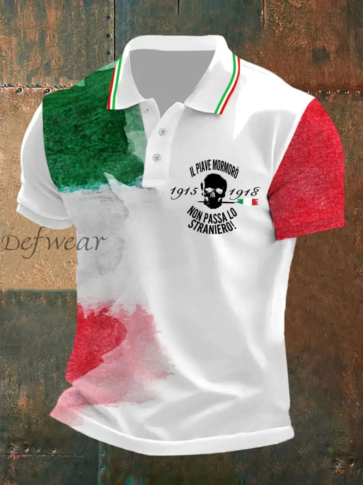 Maglietta Patriot Italiano Uomo come immagine / S