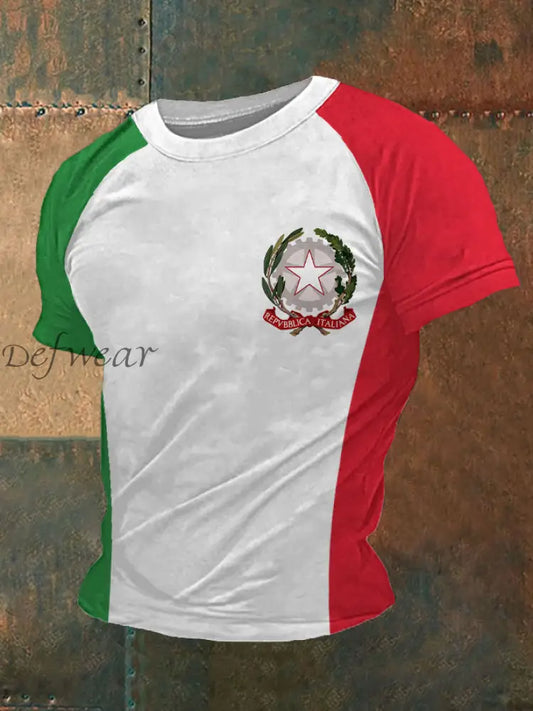 Maglietta Patriot Italiano Uomo come immagine / S