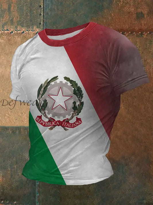 Maglietta Patriot Italiano Uomo come immagine / S