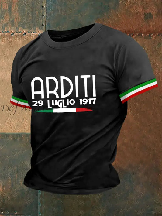 Maglietta Patriot Italiano Uomo nero / S