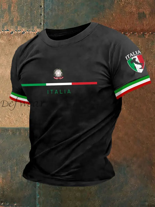Magliette uomo Italia Nero / S