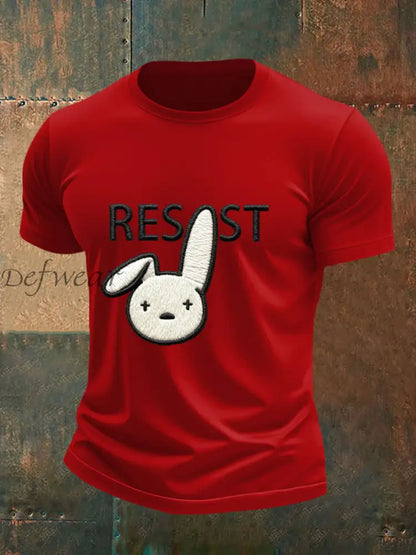 Men’s Bunny Resist T-Shirt Pure Red / S