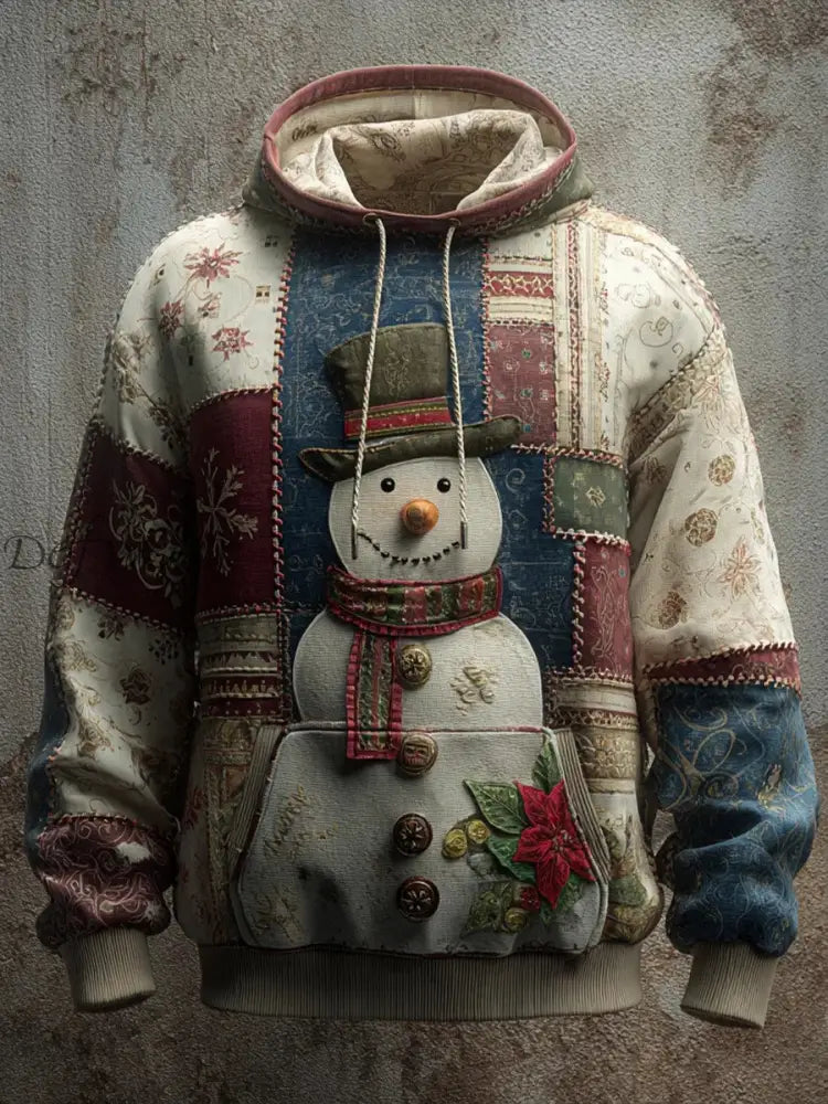Men’s Christmas Hoodie with Pockets As picture / S