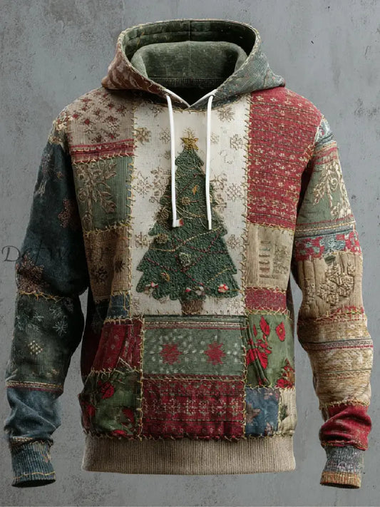 Men’s Christmas Hoodie with Pockets As picture / S