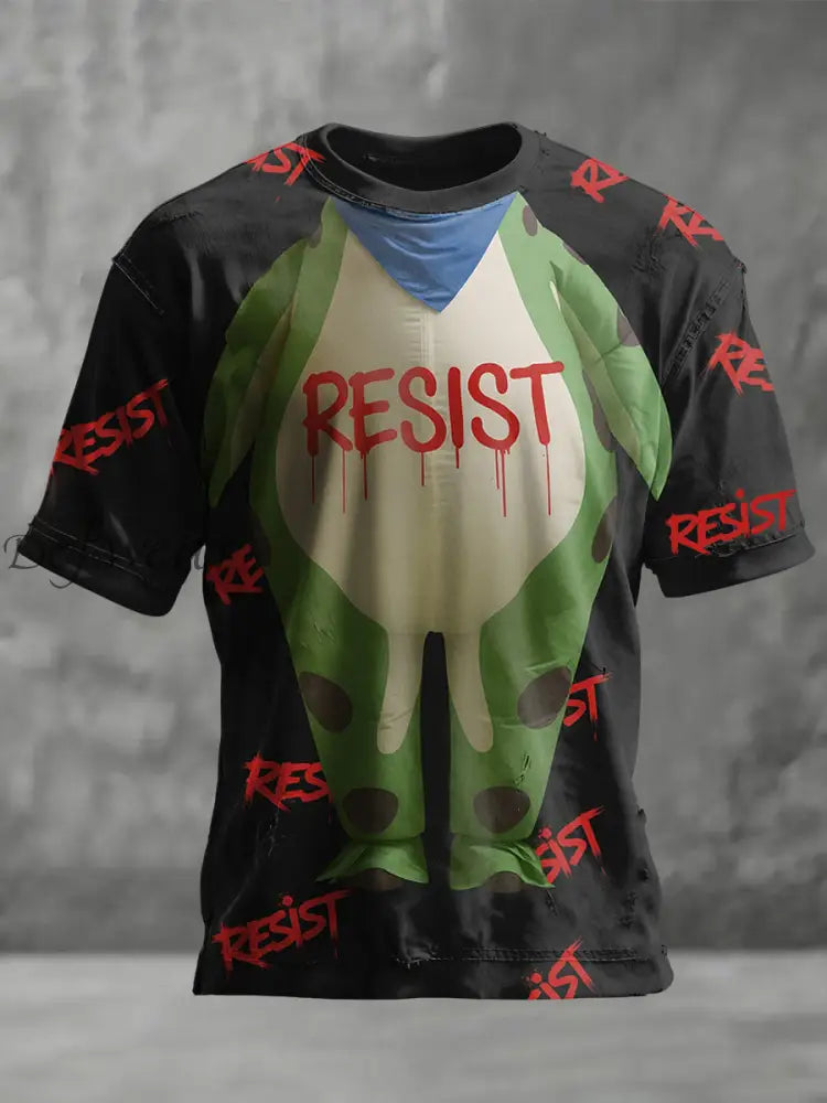 Men’s FDT Polish Frog Print short sleeves t-shirt