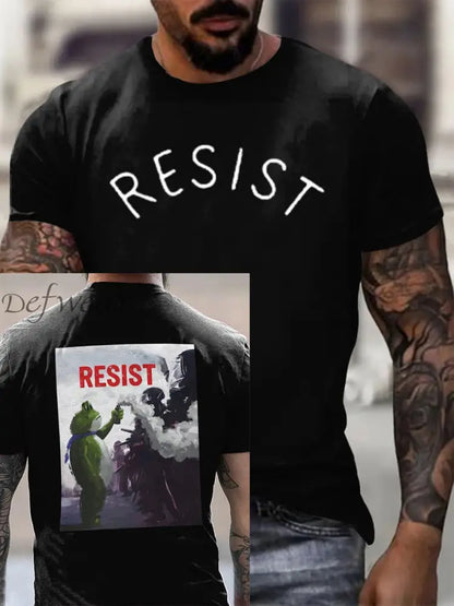 Men’s FDT Polish Frog Print short sleeves t-shirt Black / S